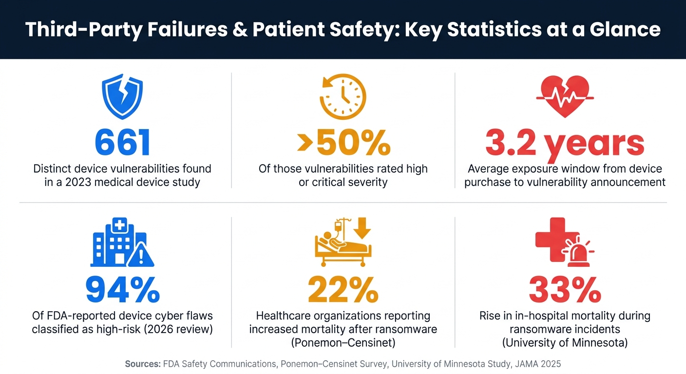 Third-Party Failures & Patient Safety: Key Statistics at a Glance