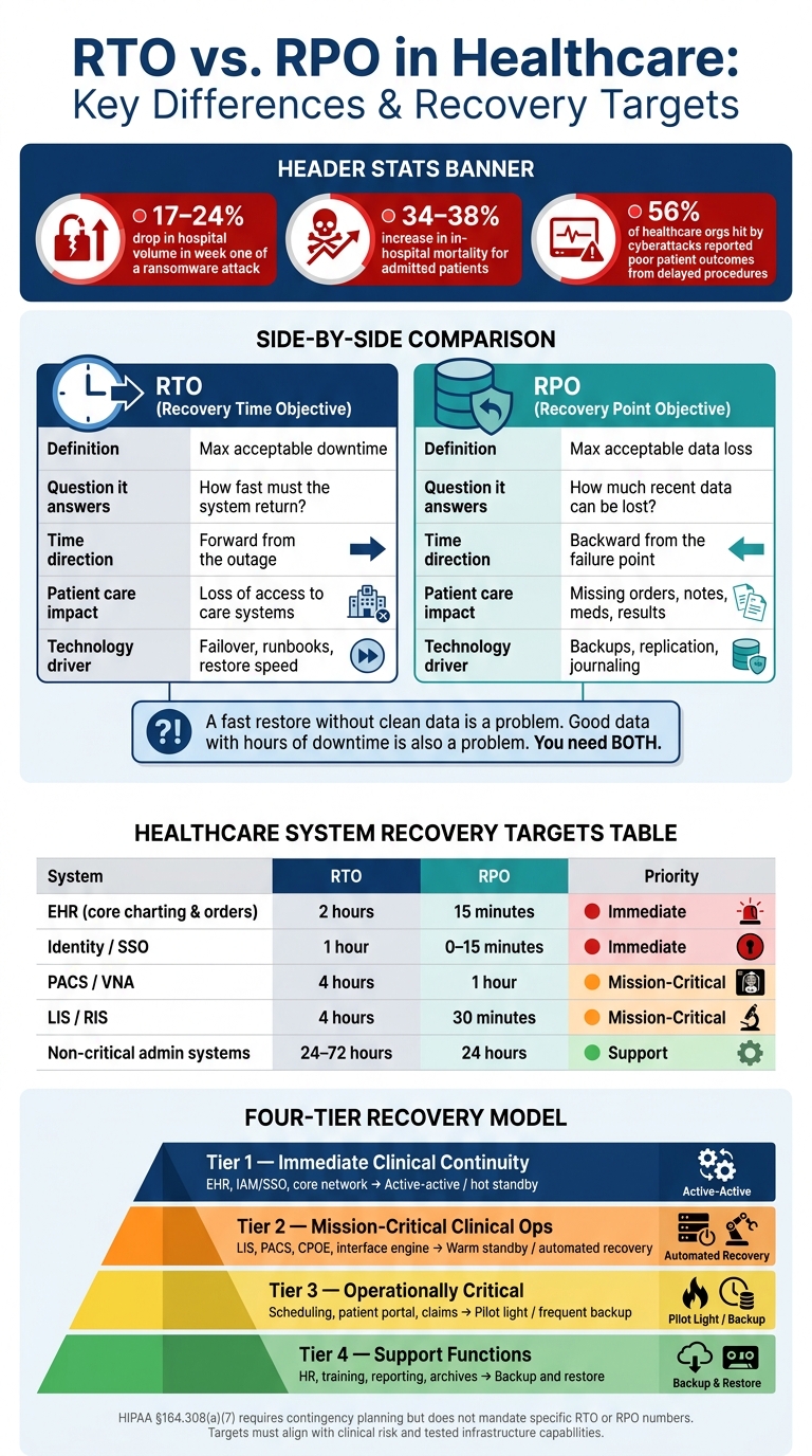 RTO vs. RPO in Healthcare: Key Differences & Recovery Targets