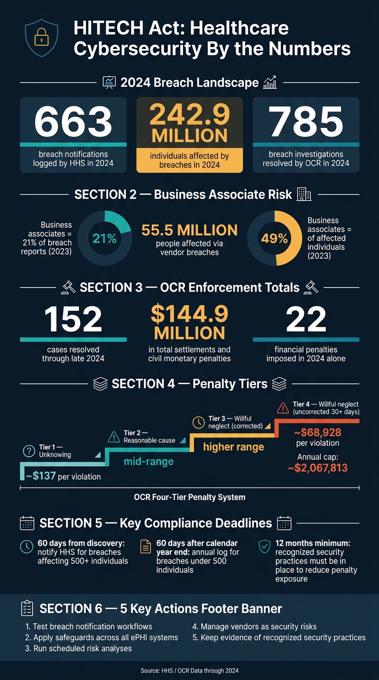 HITECH Act Enforcement & Breach Statistics: By the Numbers