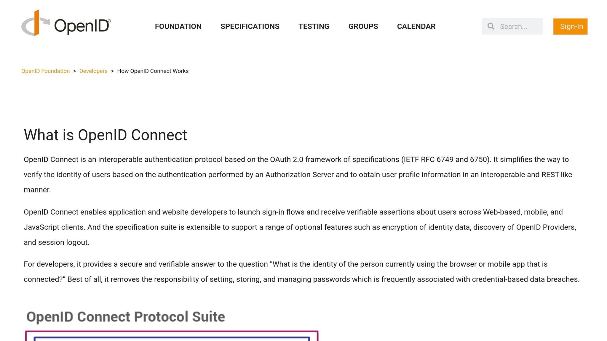 OpenID Connect