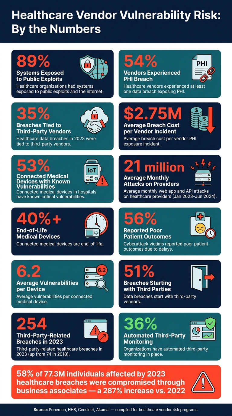 Healthcare Vendor Vulnerability: Key Statistics & Risk Data