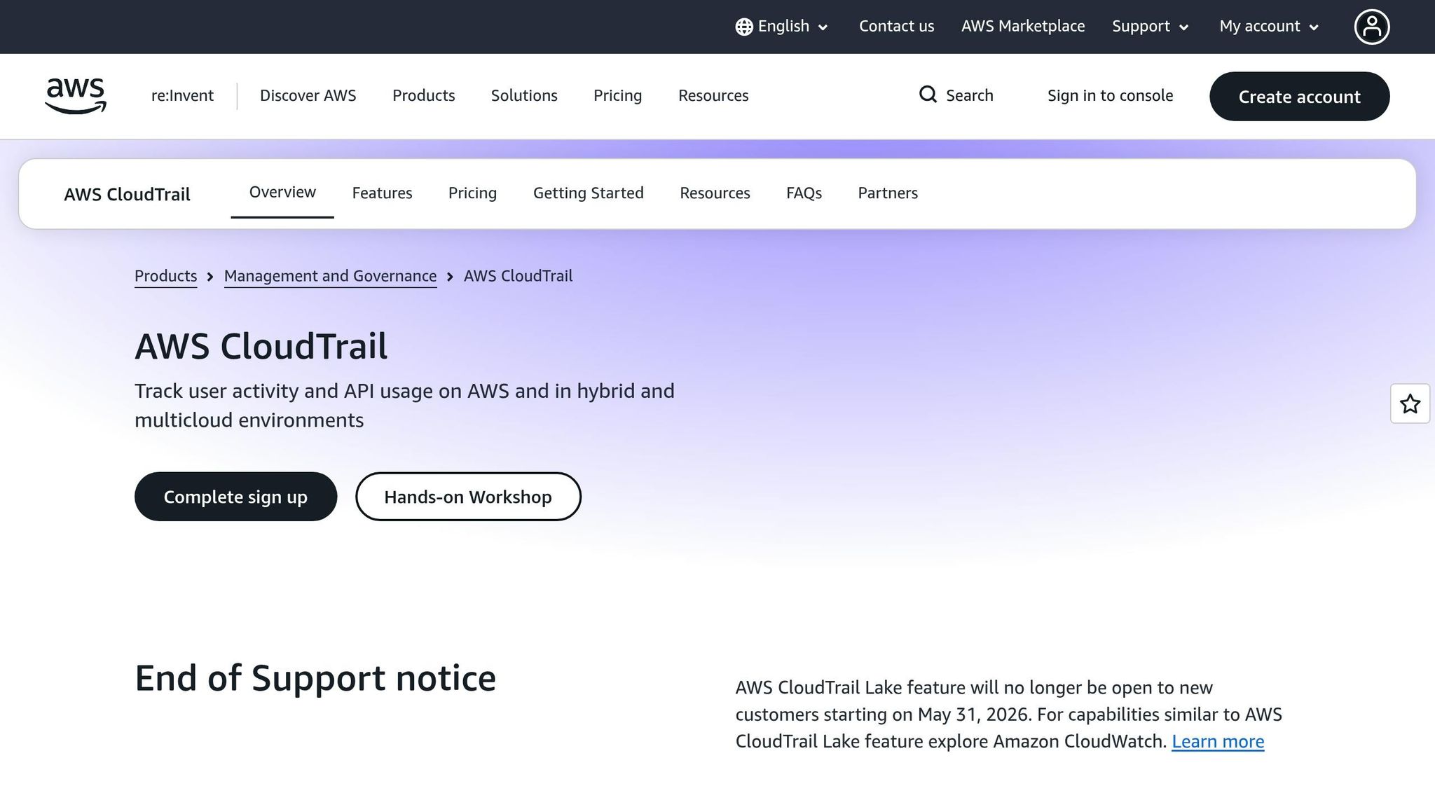 CloudTrail