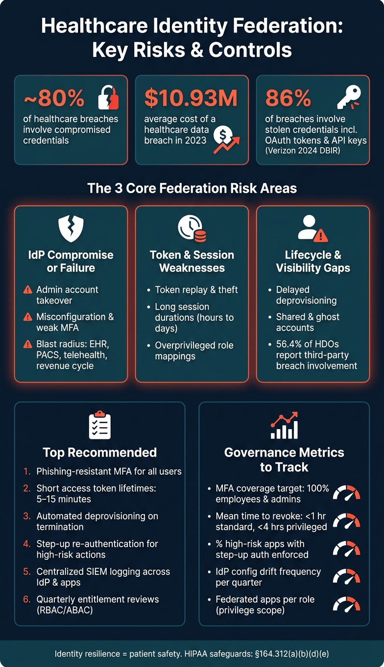 Healthcare Identity Federation: Key Risks, Stats & Controls