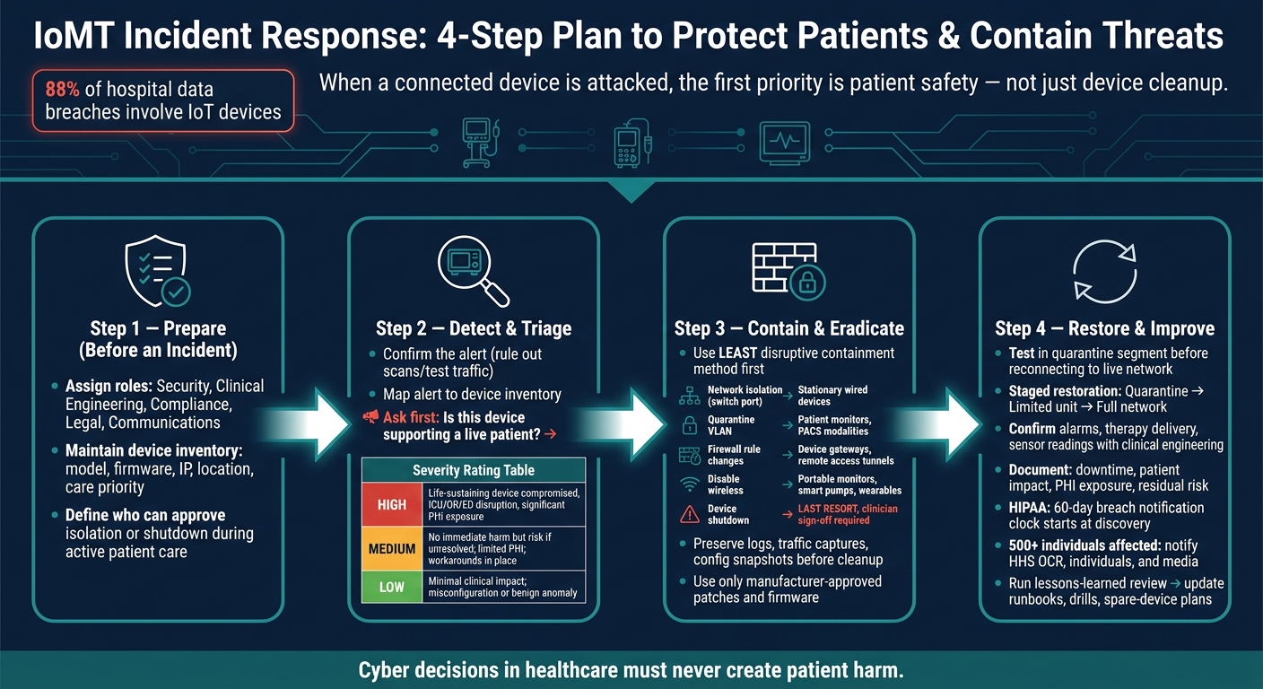 IoMT Incident Response: 4-Step Plan to Protect Patients & Contain Threats