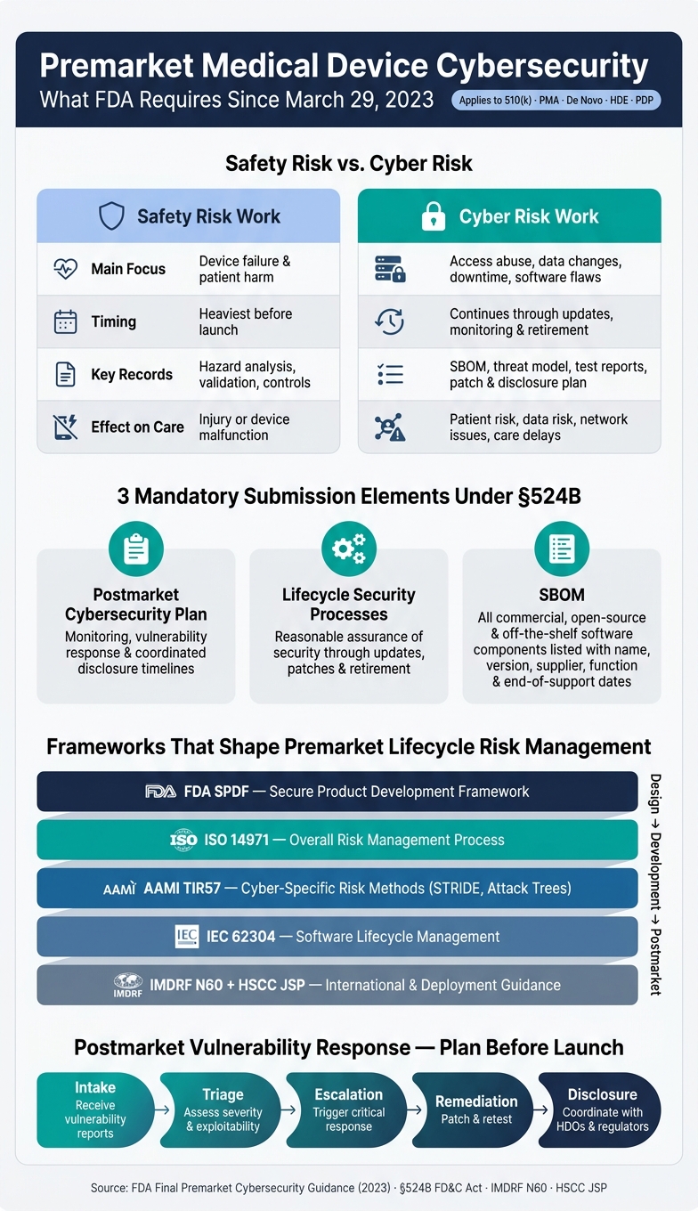 Medical Device Cybersecurity: Safety Risk vs. Cyber Risk at a Glance