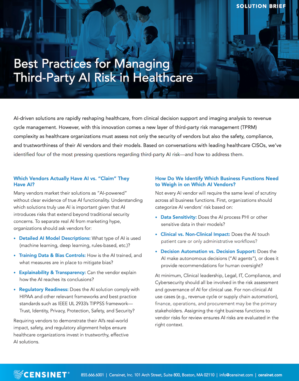 Best Practices for Managing Third-Party AI Risk in Healthcare