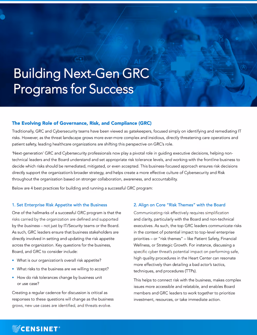 Building Next-Gen GRC Programs for Success Cover