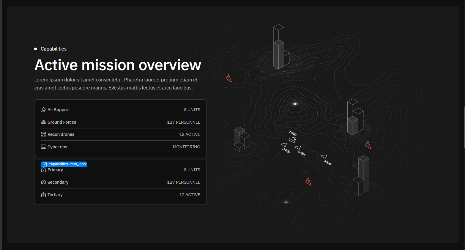 Defenseflow Webflow Template And Ui Kit Icons And Graphics Brix Template