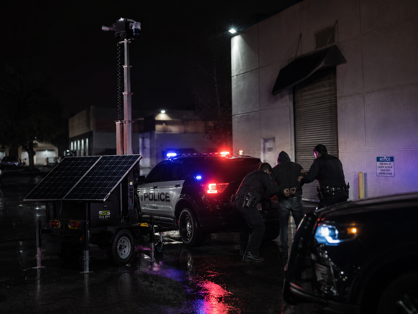 Response coordination between Eye Spy Secure agents and emergency services