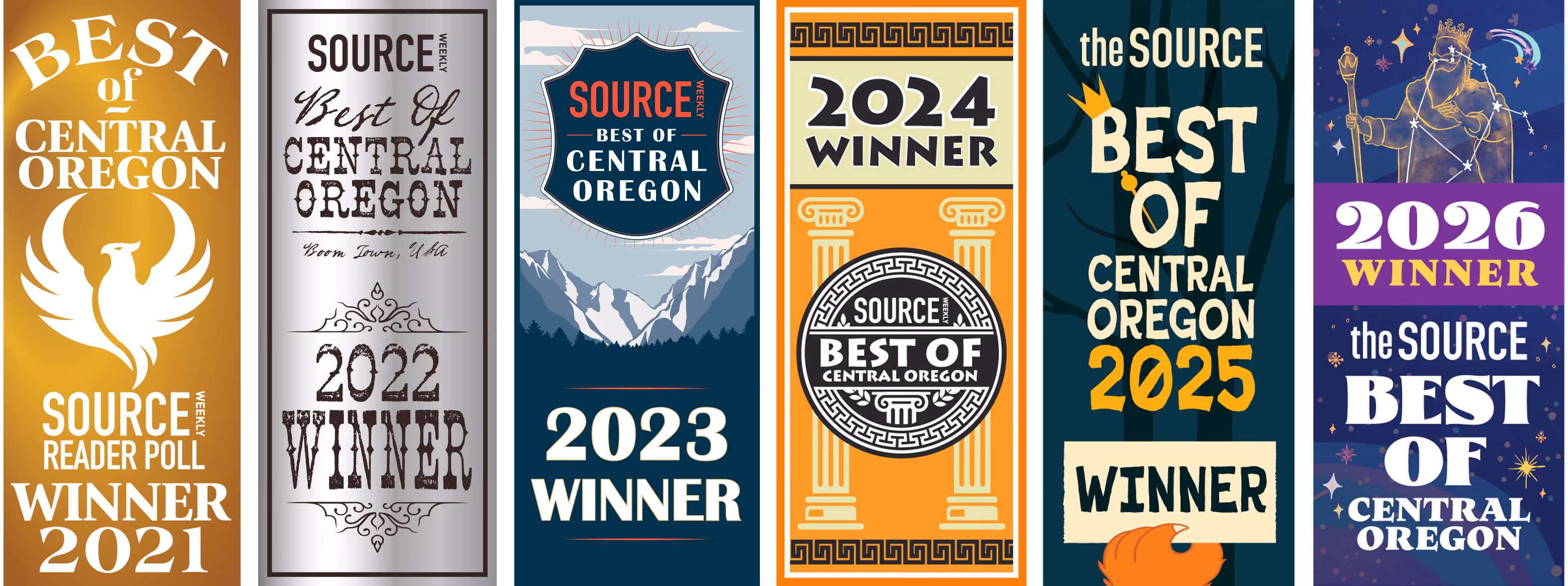 The Source: Best of Central Oregon 2021-2025.