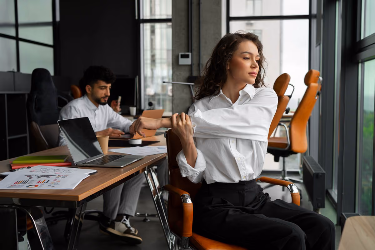 Q: How often should I do stretching exercises at work?