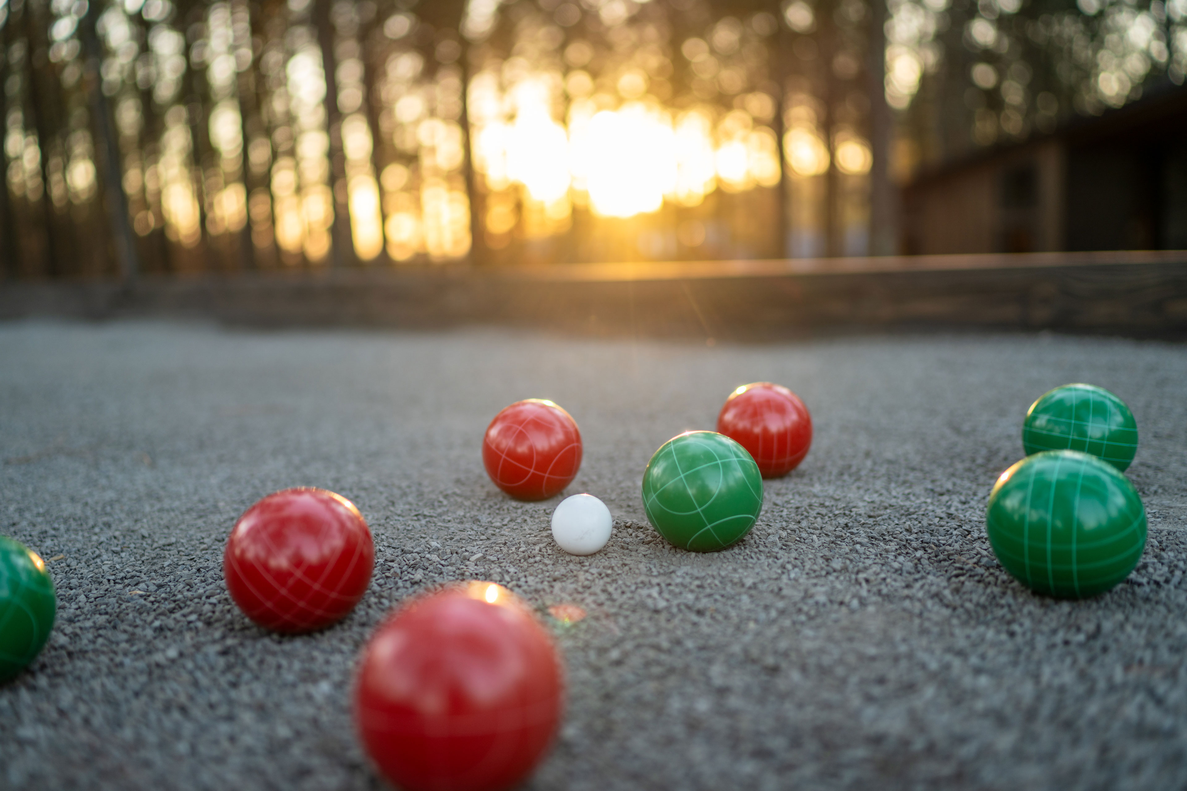 Enjoy a friendly game of bocce ball on the crushed granite court. It's a perfect game for all ages and skill levels. 