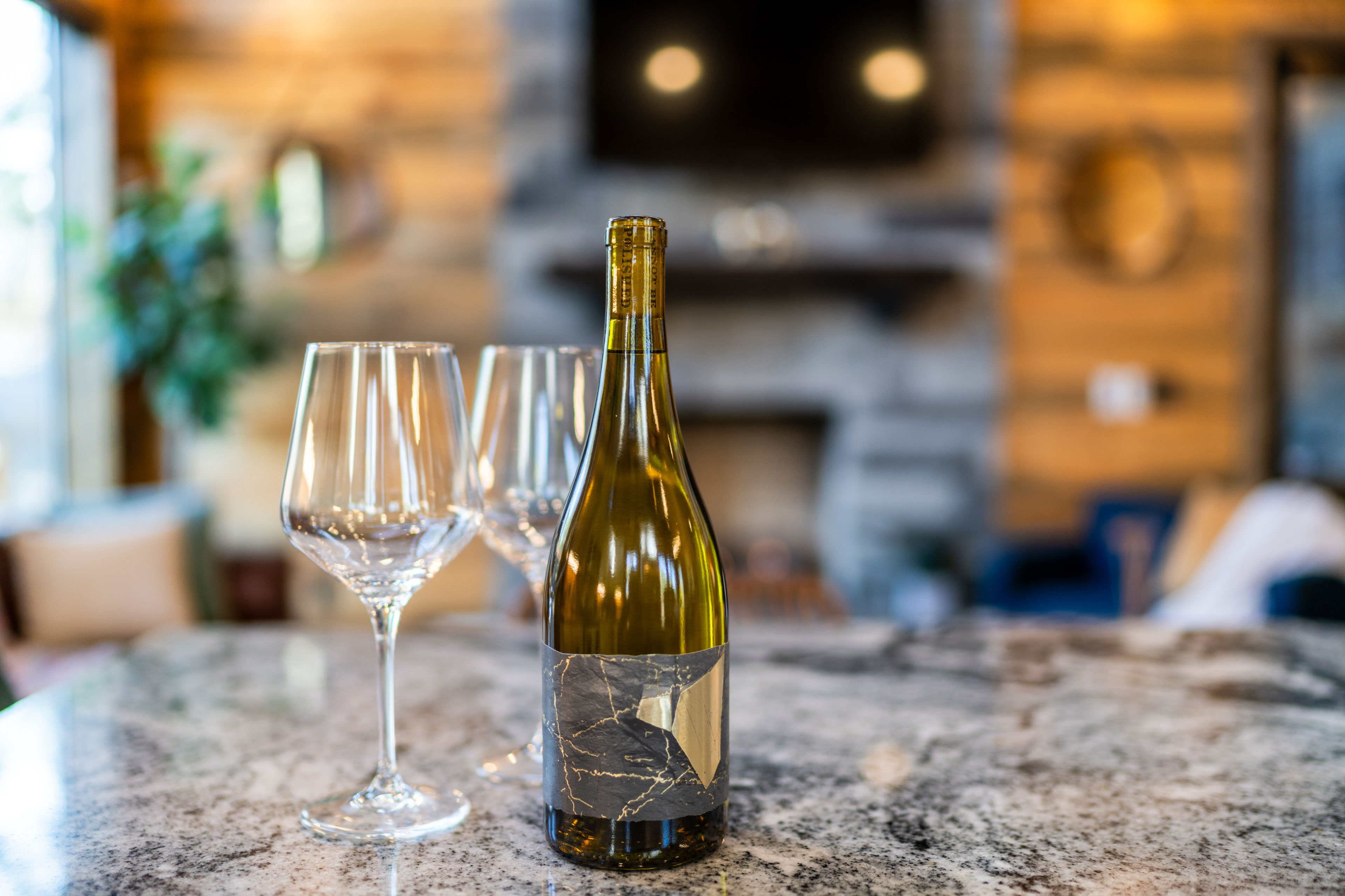 We've stocked the cabin with plenty of white wine glasses for you and your group to enjoy a bottle or two.