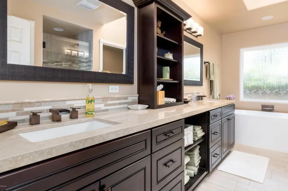 Dark Bathroom Vanity
