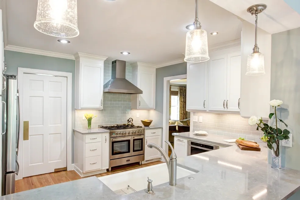 Bright White Kitchen Cabinetry