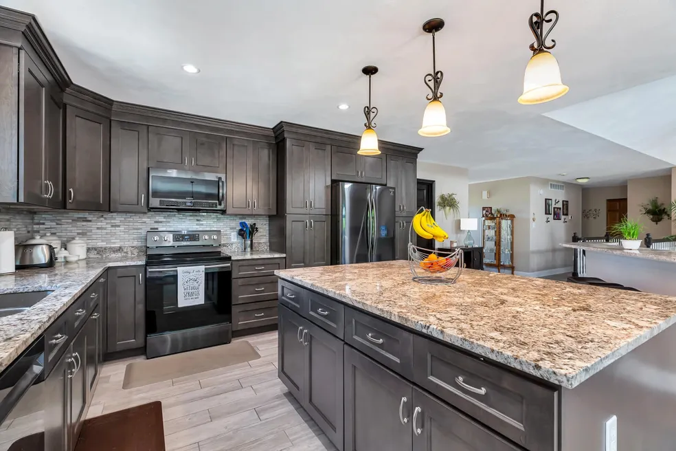Dark Stain Kitchen Cabinetry