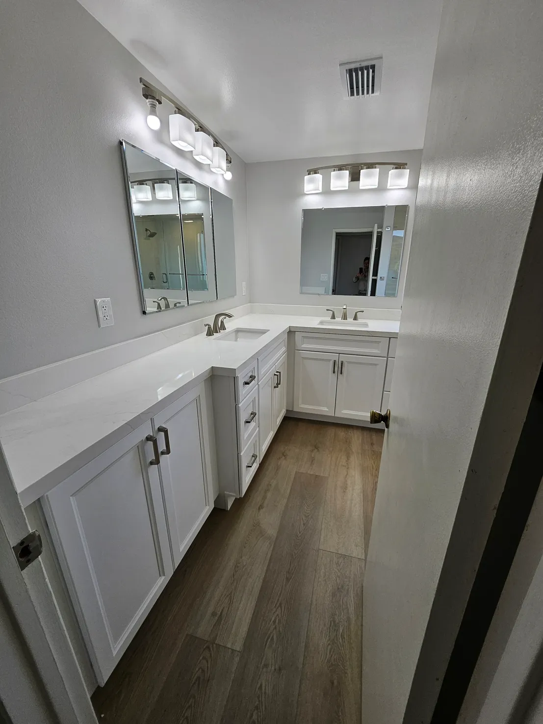 White Bathroom Cabinetry Design