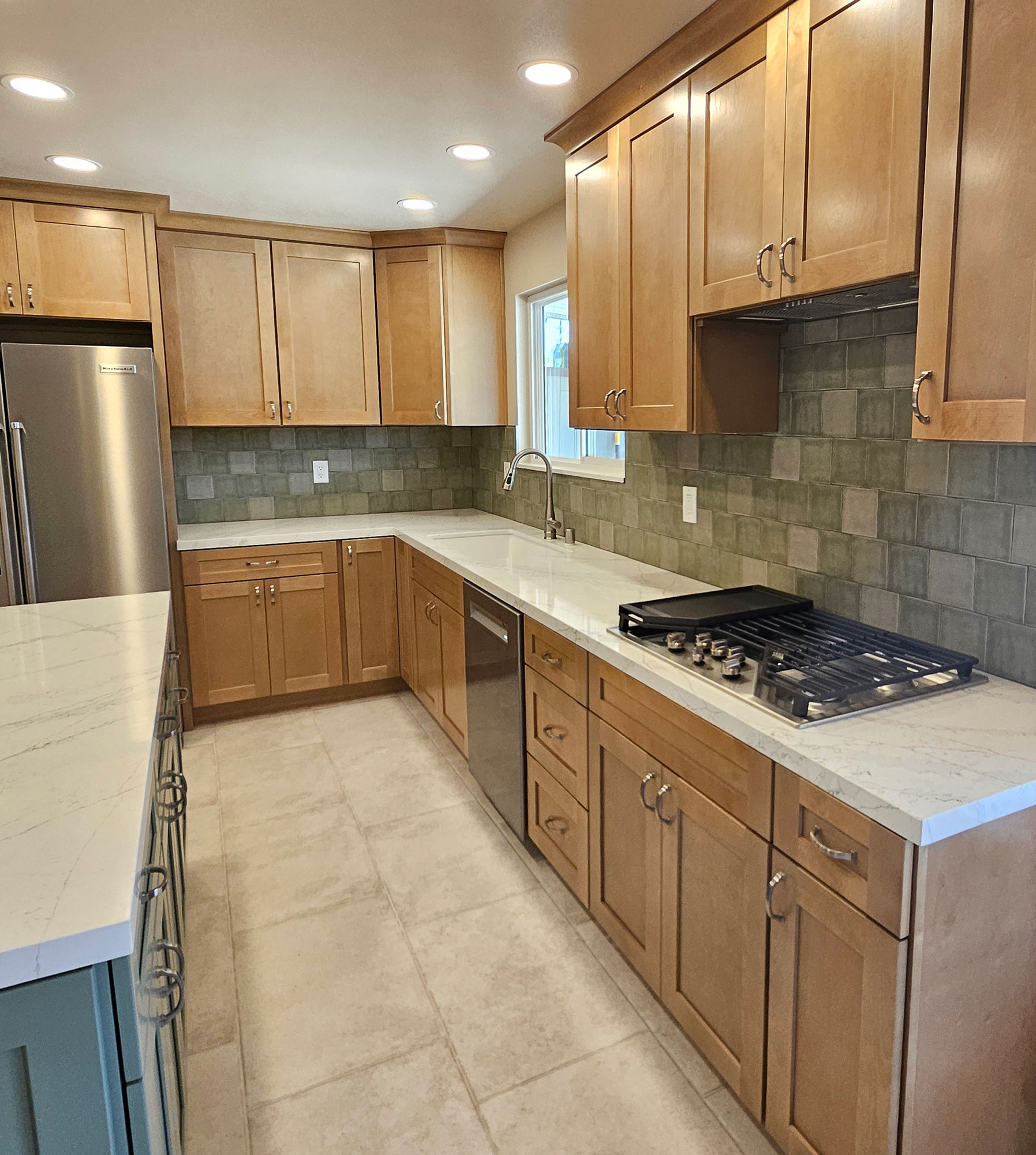 Brown Shaker Cabinetry Kitchen