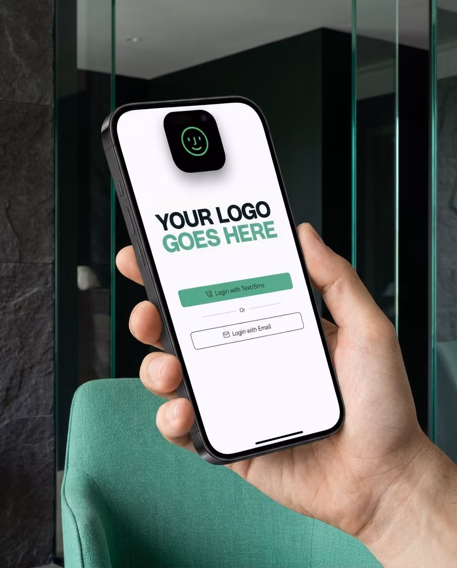 A branded app notification on a phone