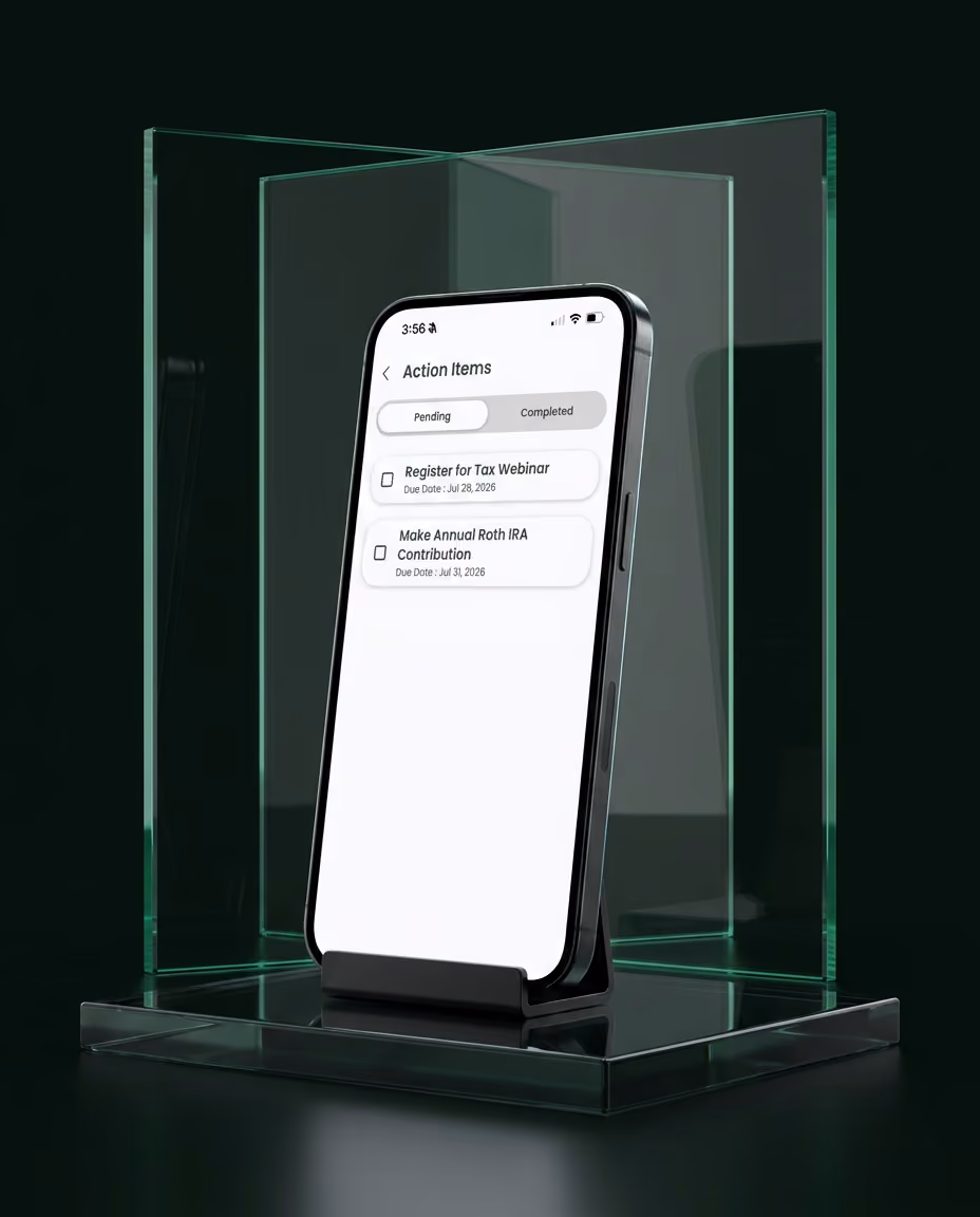 A document open in the branded client app