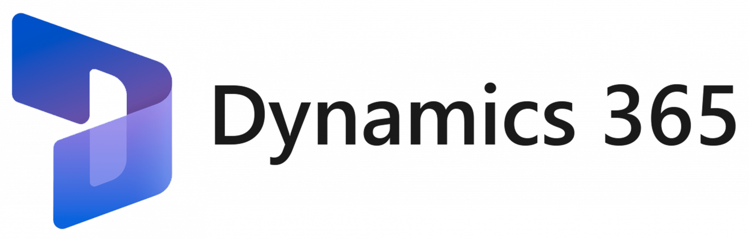 Microsoft Dynamics 365 logo with a blue stylized D icon.