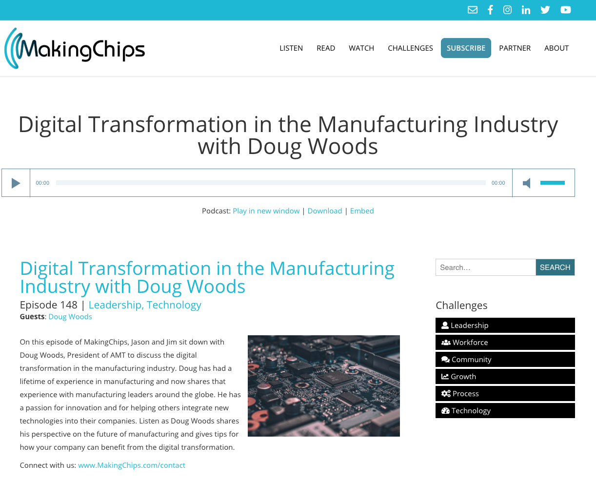 Worximity shares podcast on digital transformation for manufacturers