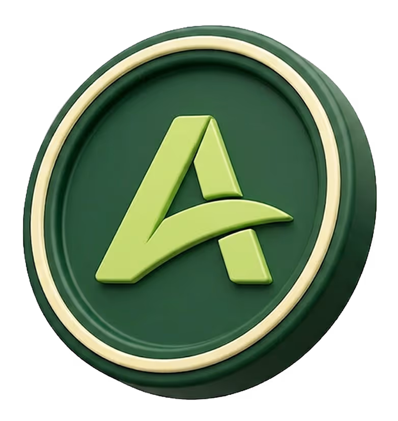 Green dollar coin icon representing financial returns.