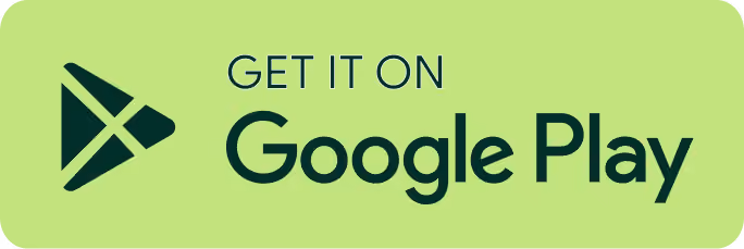 Button with Google Play logo and text saying Get it on Google Play on a light green background.