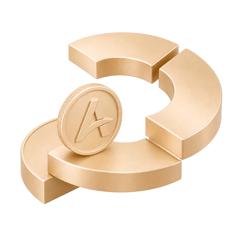 3D green dollar coin illustration representing medium-term income goals.