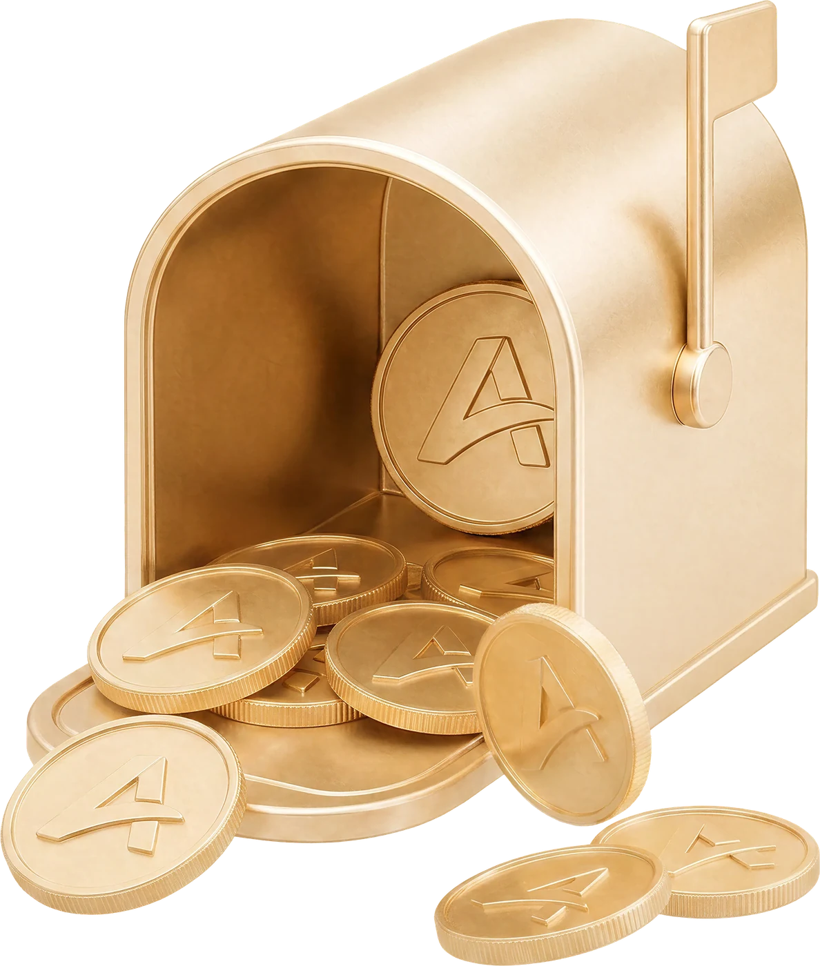 Arki mailbox with Common Cents newsletter