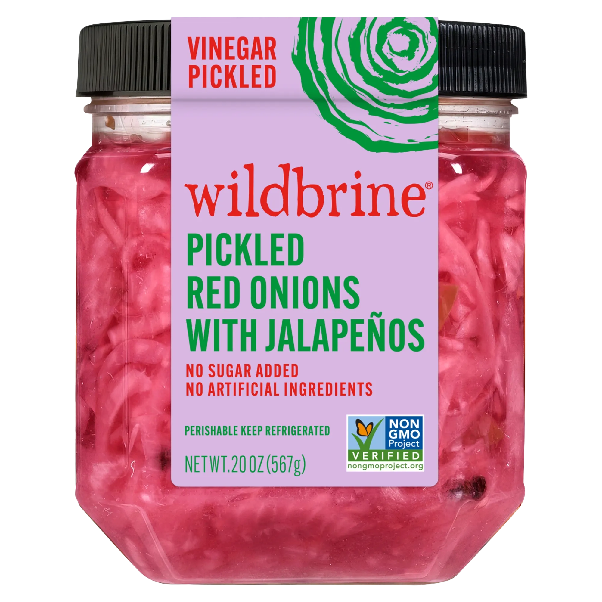 Pickled Red Onions with Jalapeños