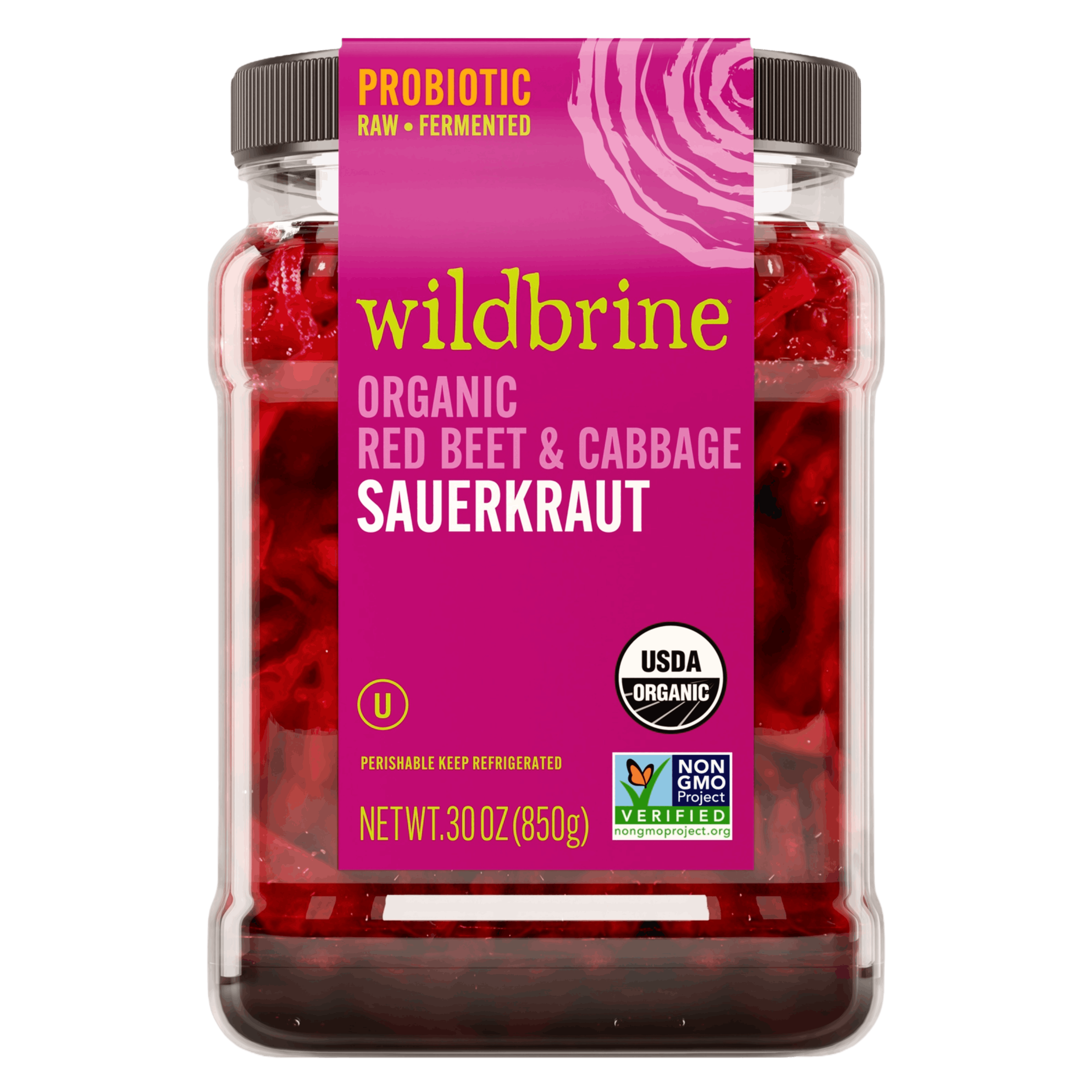 Organic Red Beet & Cabbage Sauerkraut