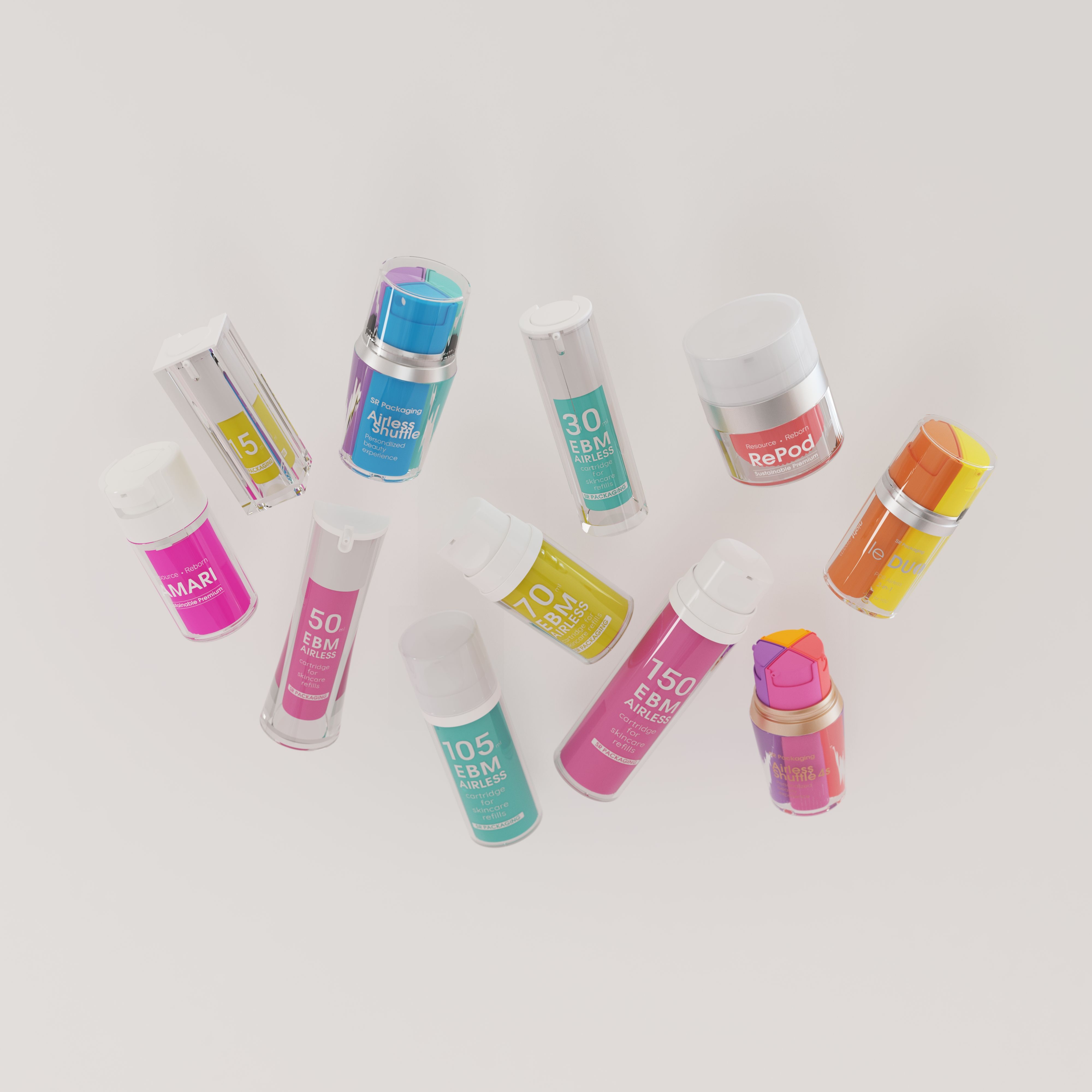 image of elegant beauty product arrangement