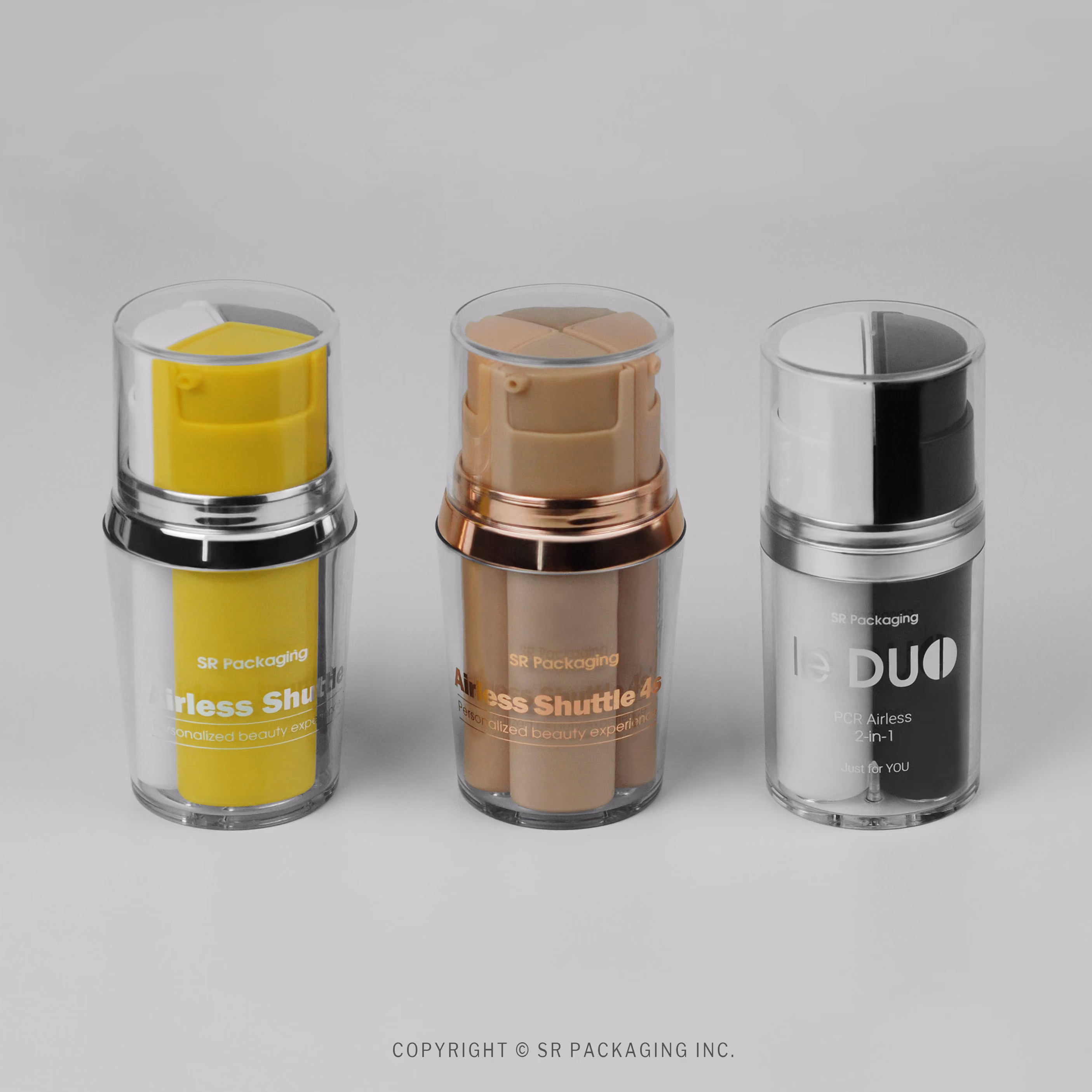 Airless Shuttles for AI-driven personalized beauty experience 