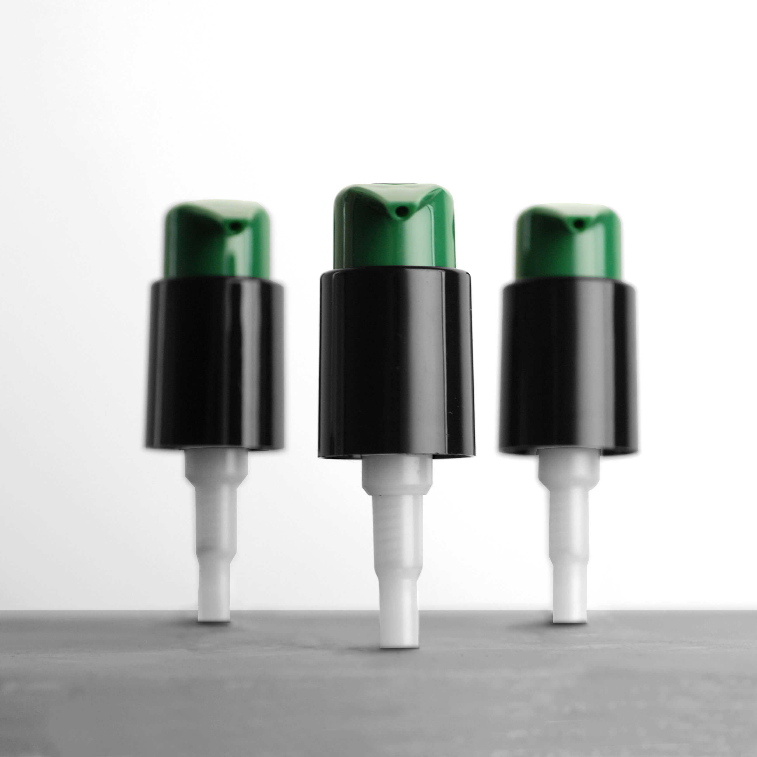 clean skincare dispensing pumps