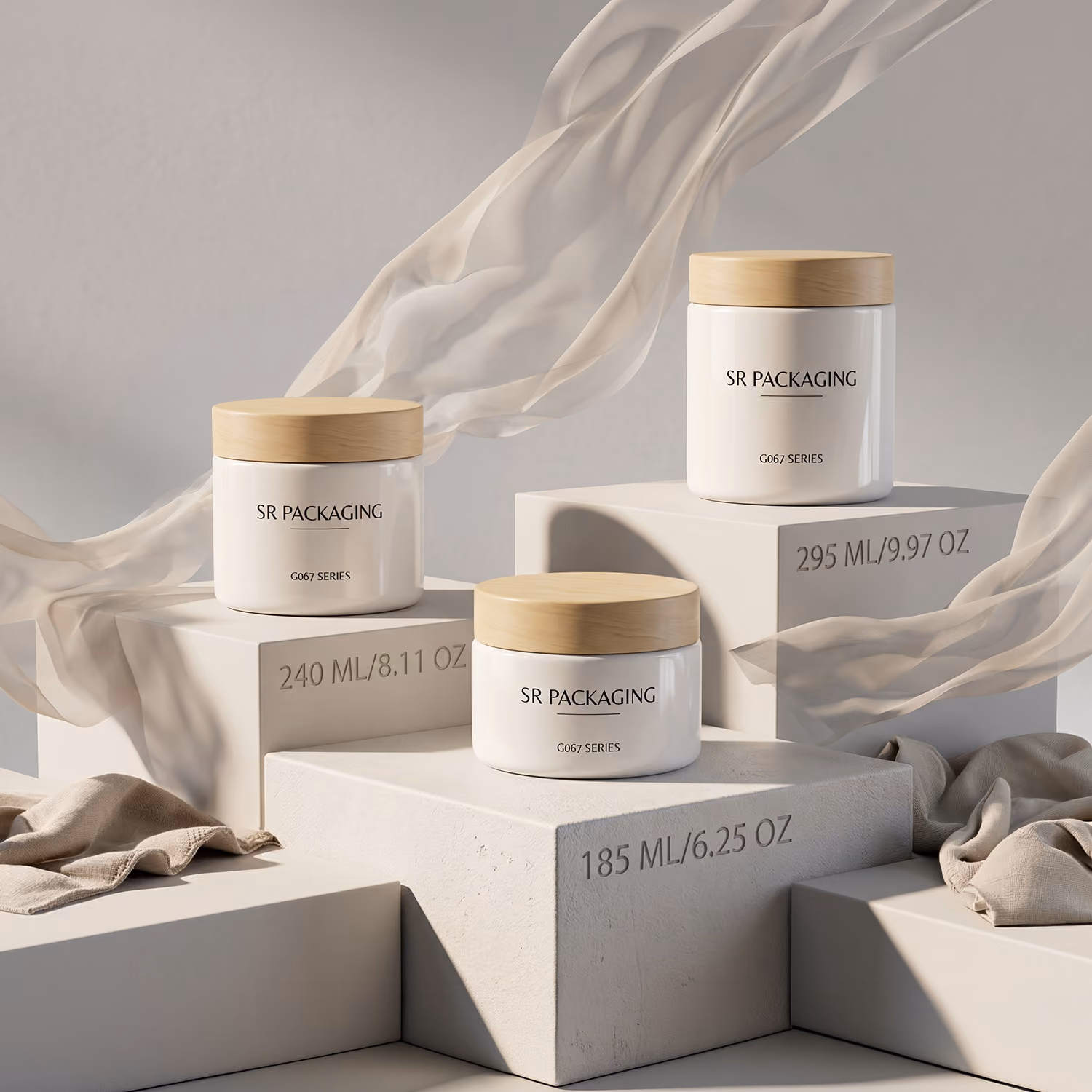 Skincare packaging Jars made in China