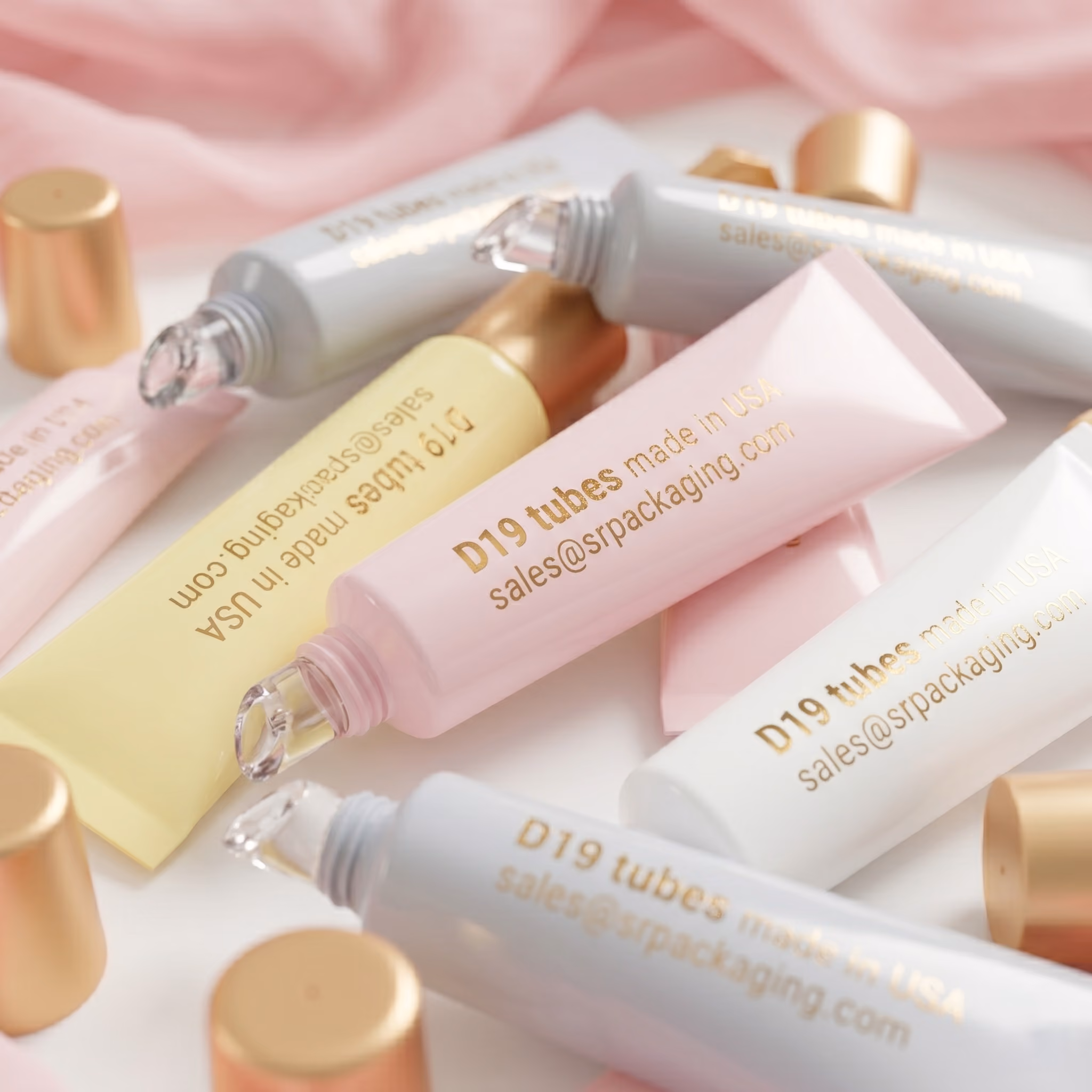 Cosmetic tubes made in USA