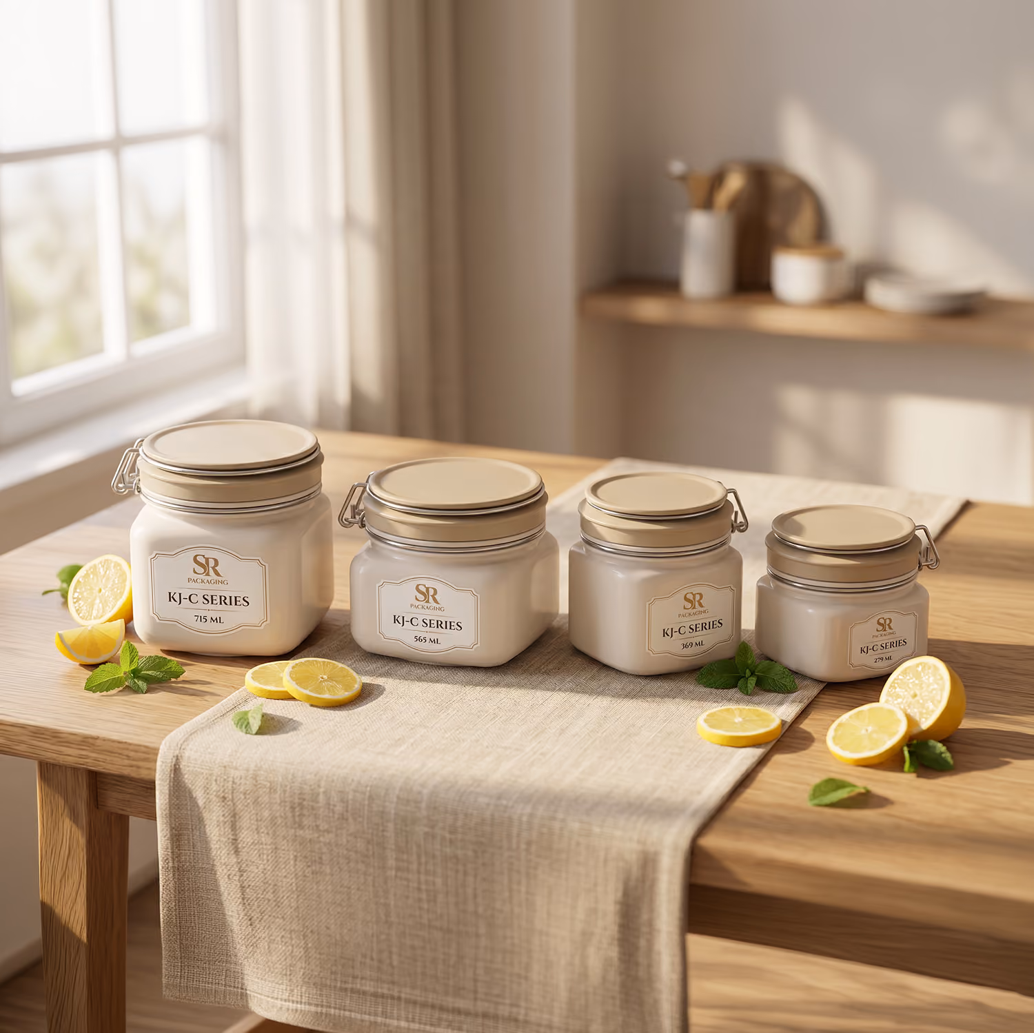 PET Kilner Jars for home spa, clean skincare, and sustainable beauty.