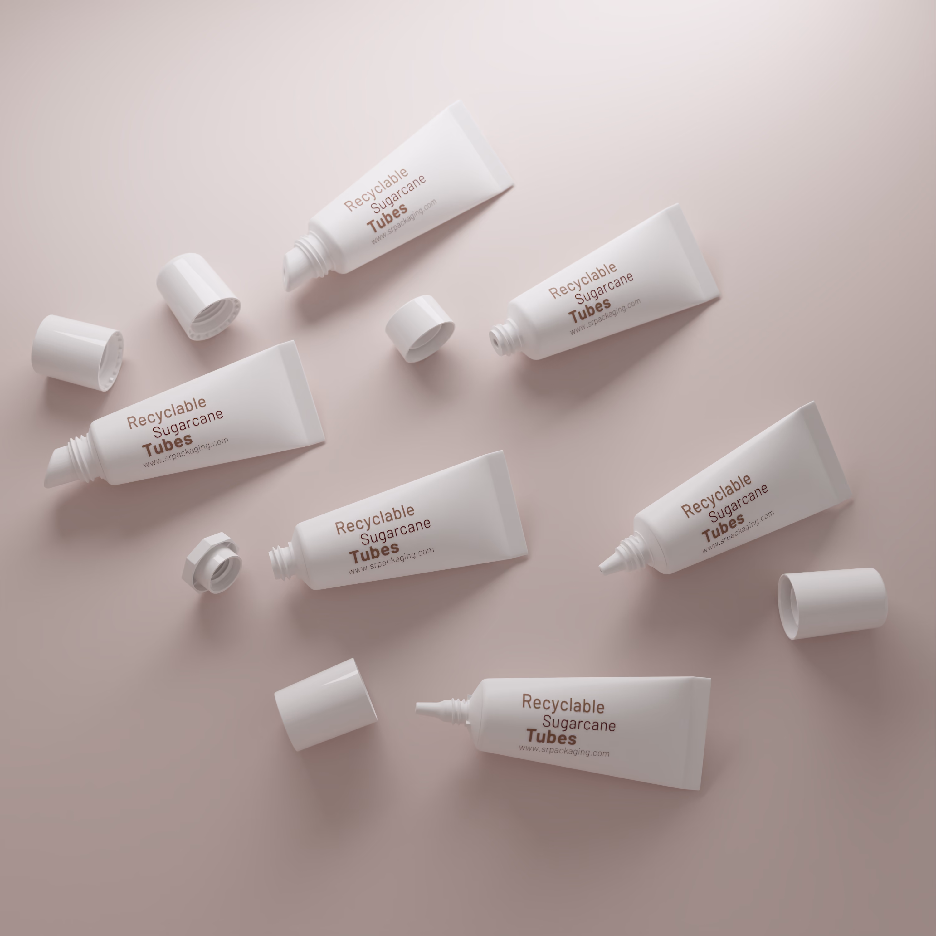 Cosmetic tubes made in USA for skincare and clean beauty