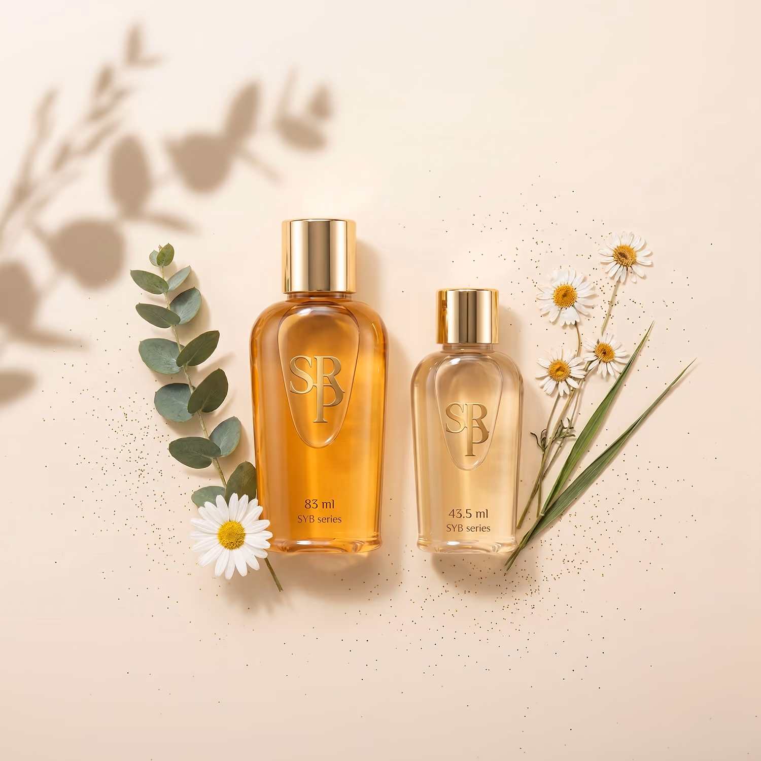 PET bottles for elegant beauty products