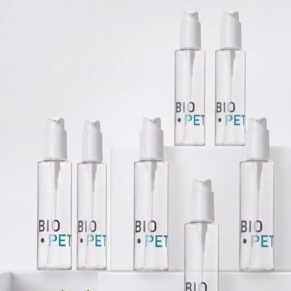 BIO-PET bottle for clean beauty, skincare and cosmetics