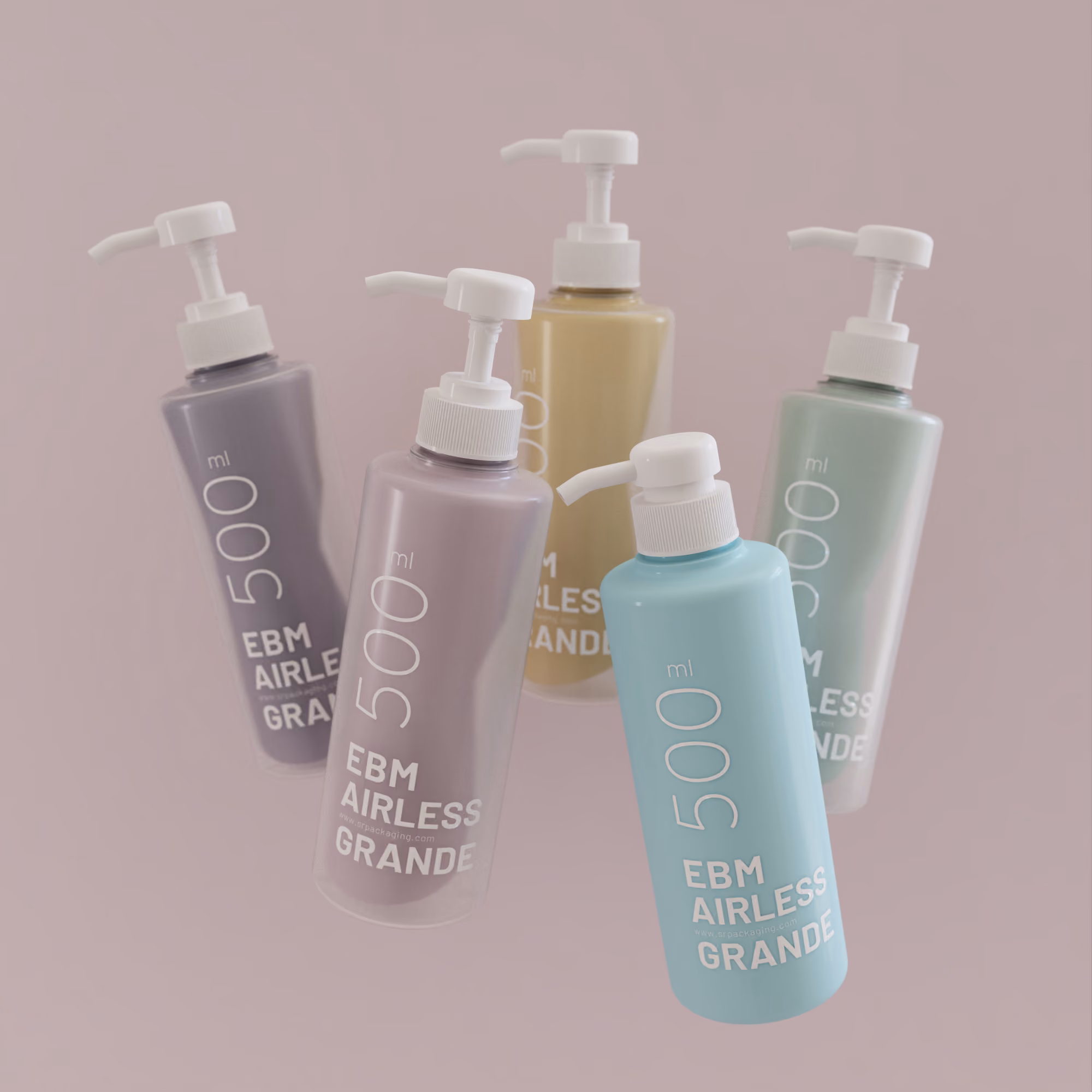 EBM AIRLESS BOTTLE for clean skincare and organic beauty