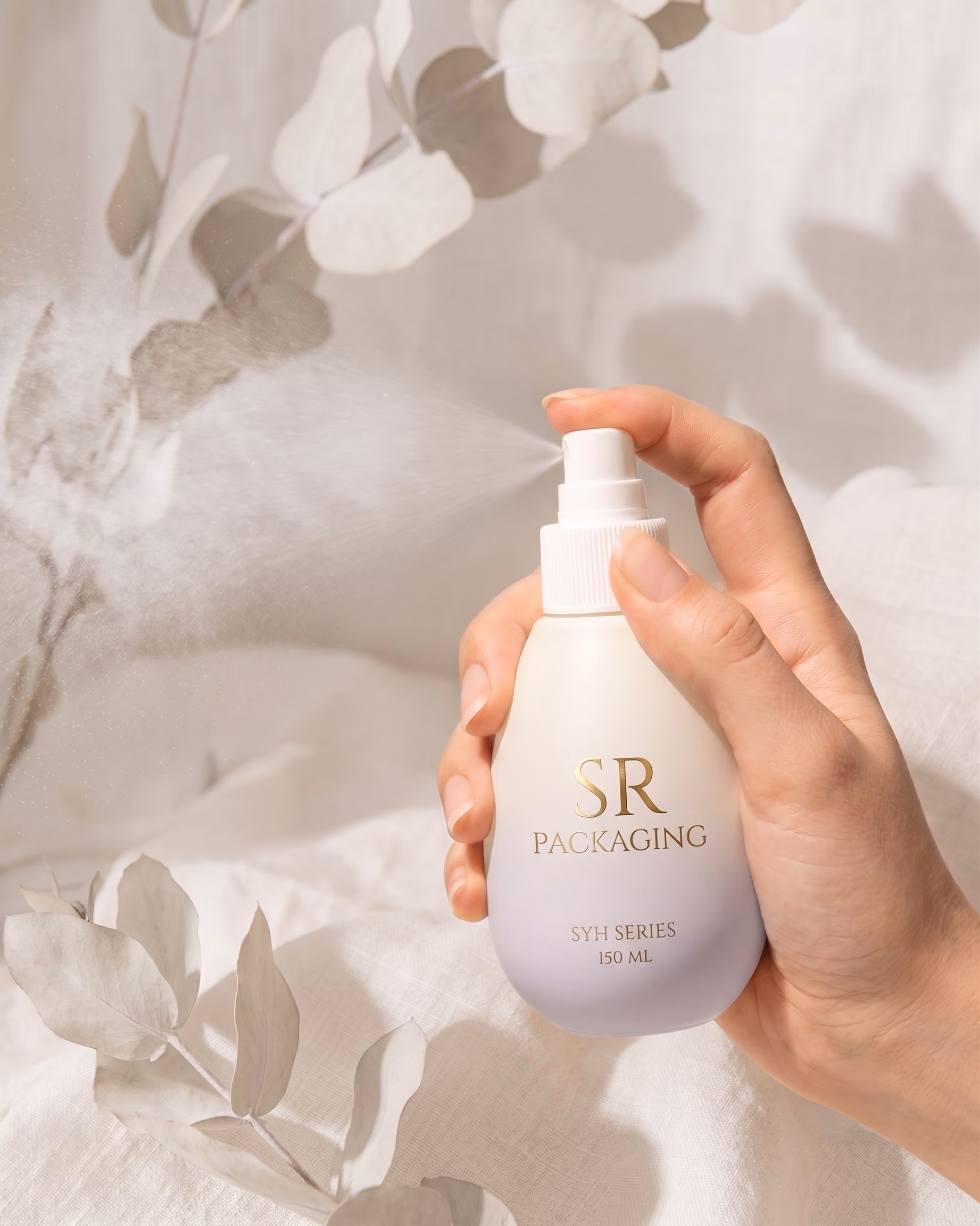 Professtional dispensing pump for clean skincare line