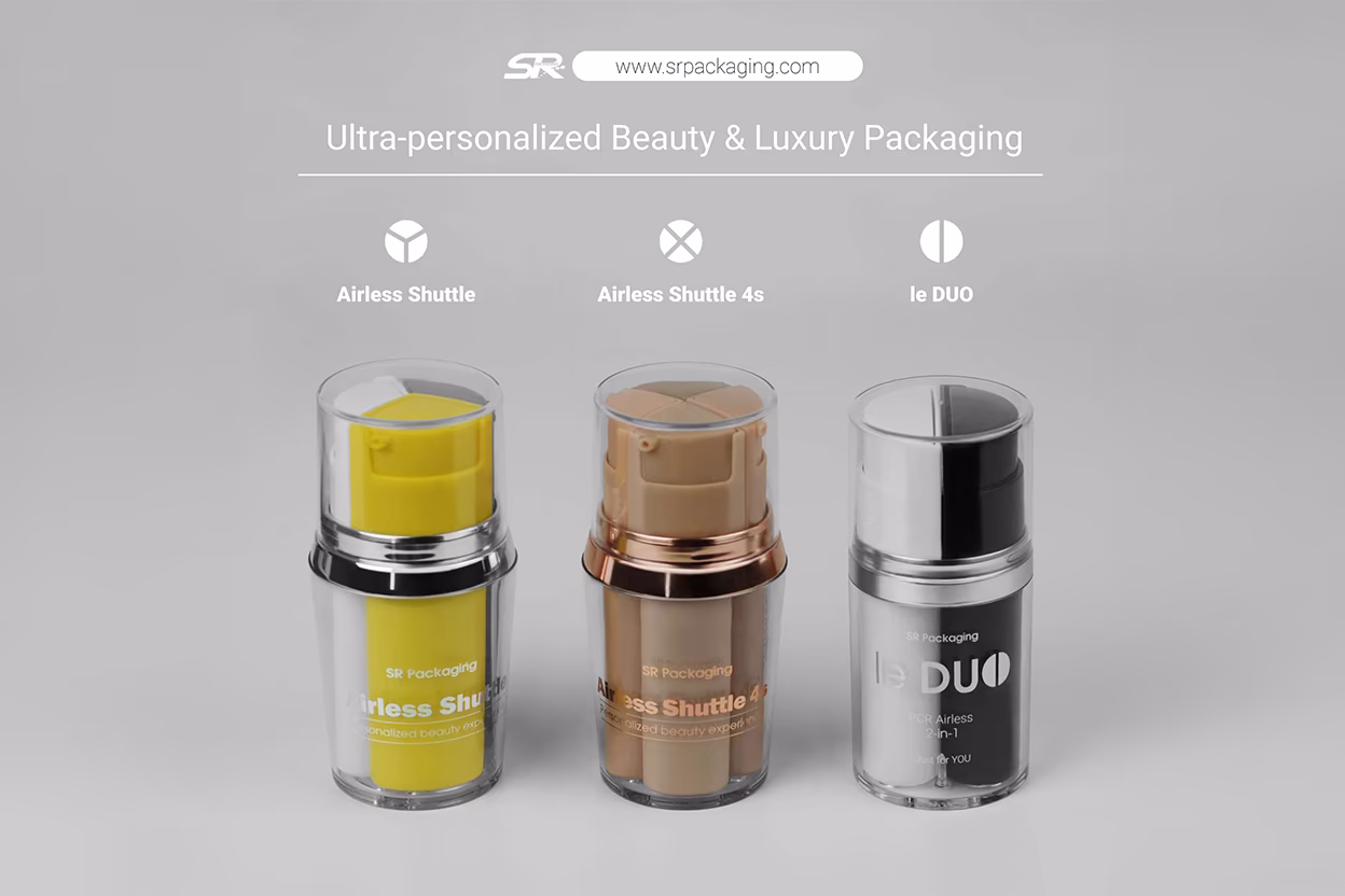 Hot in luxury packaging, all-in-one Airless Shuttles