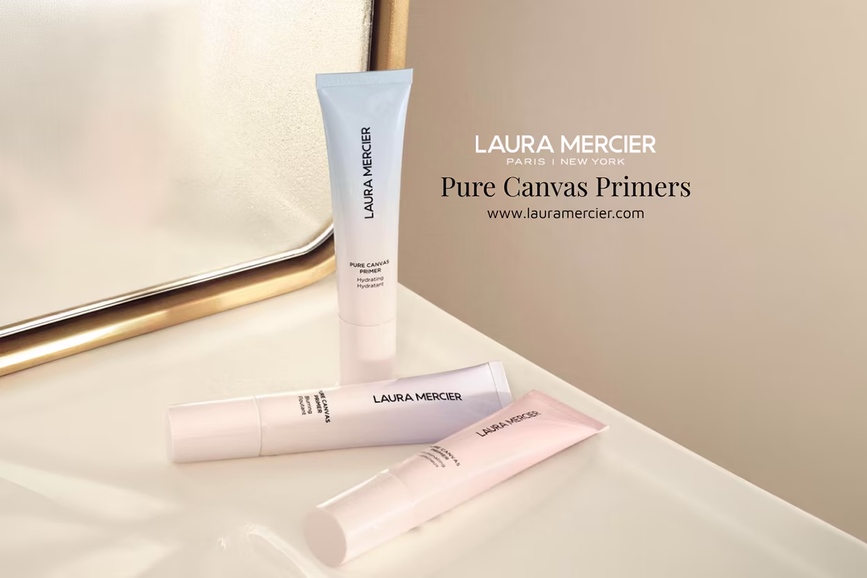 PCR Tubes of exclusive design with gradient customization for Laura Mercier Pure Canvas Primers