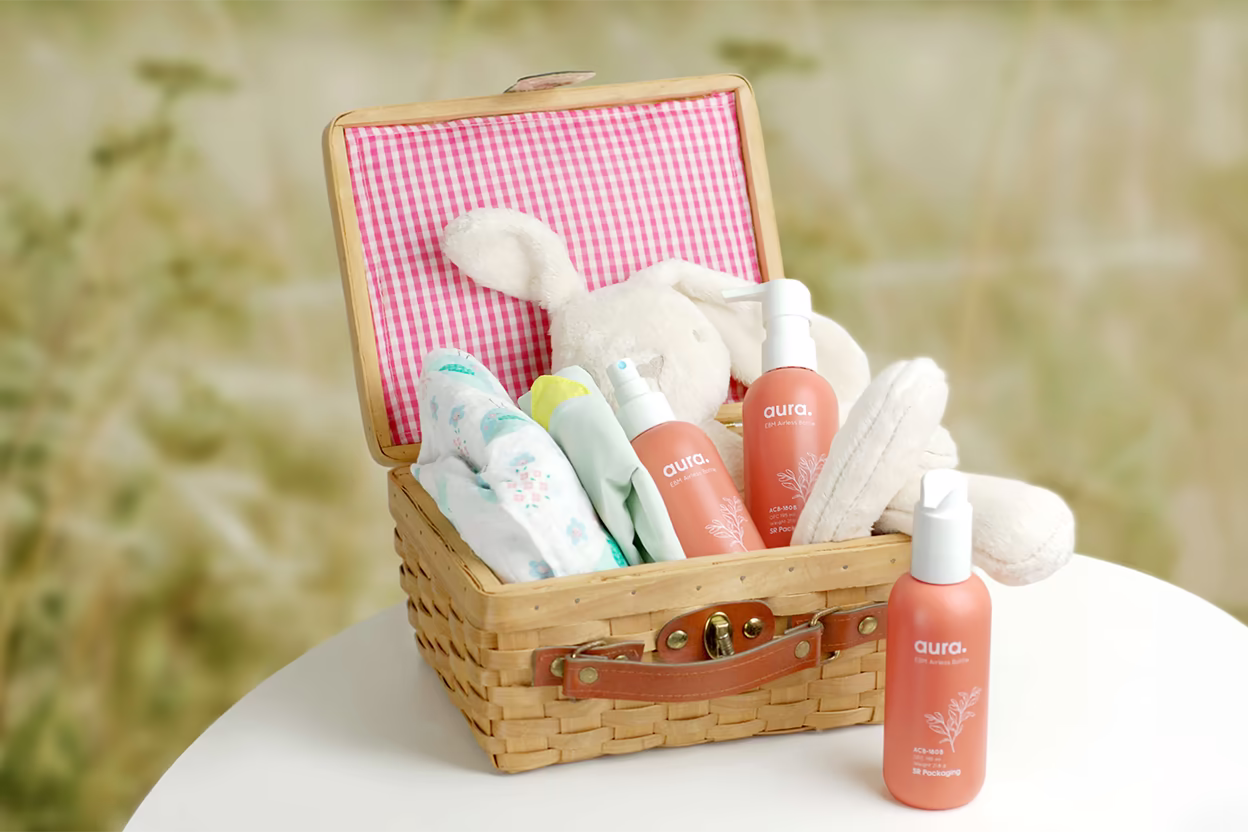 AURA, EBM airless bottle for babycare, and more