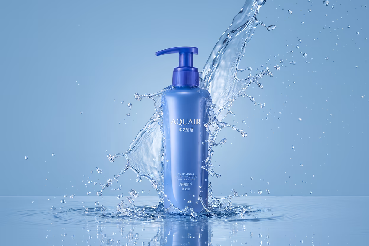PET bottle for AQUAIR Hair Care