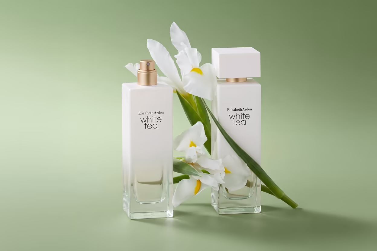 [background image] of retail setting (for a beauty product)