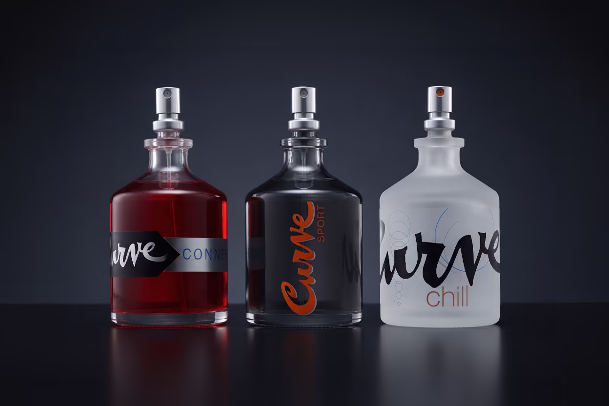 The Sprayers for CURVE Fragrances
