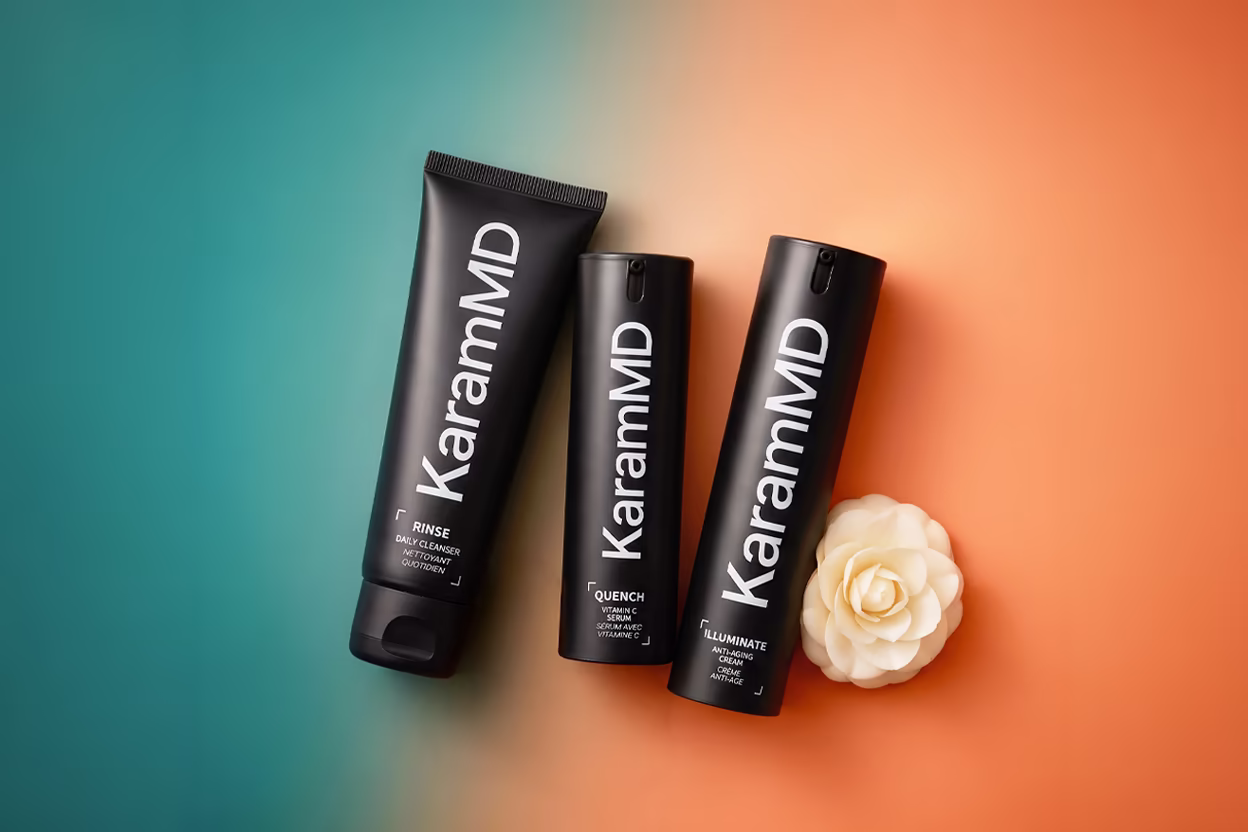 image of elegant beauty product arrangement